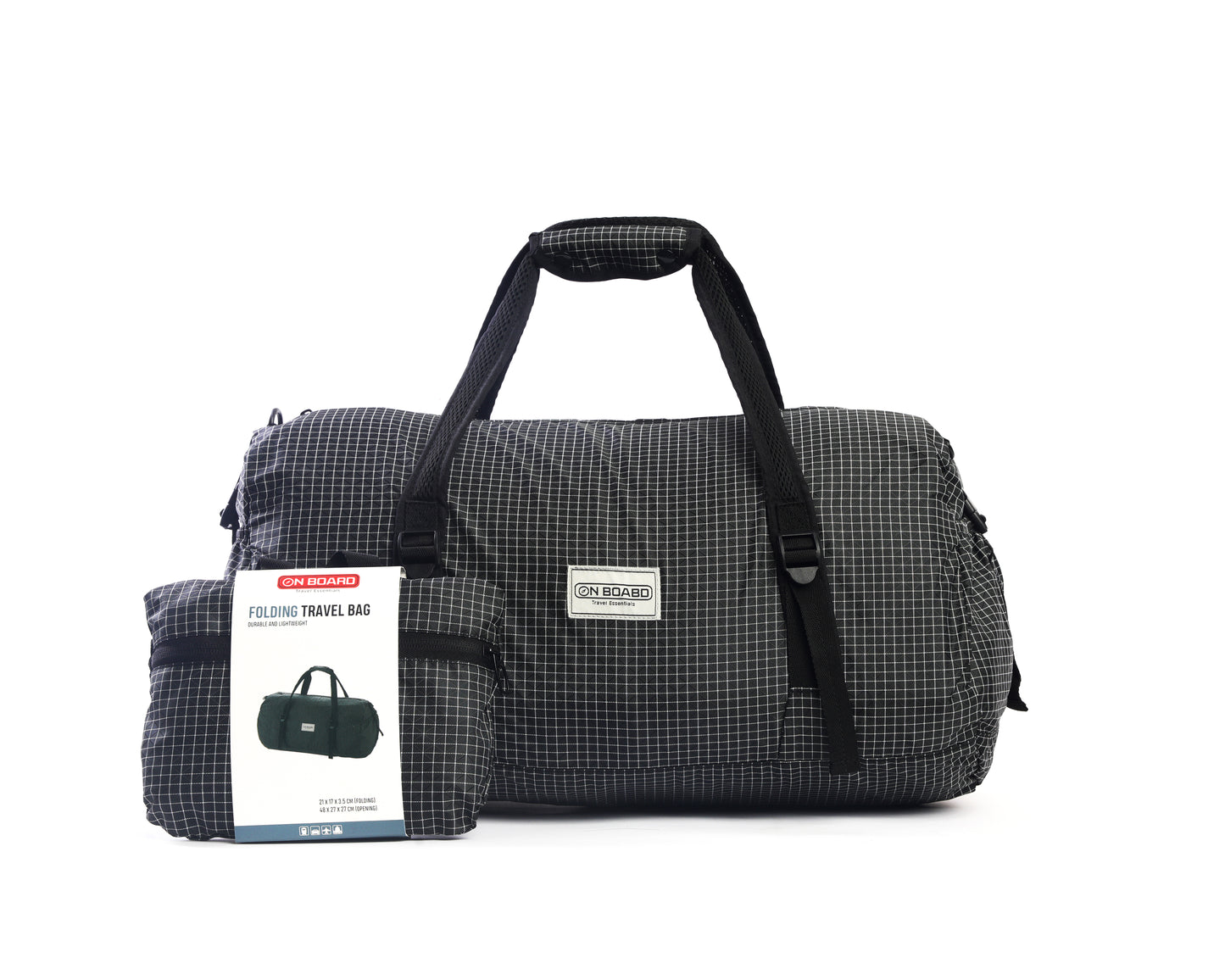 On Board Foldable Duffel Bag - Black