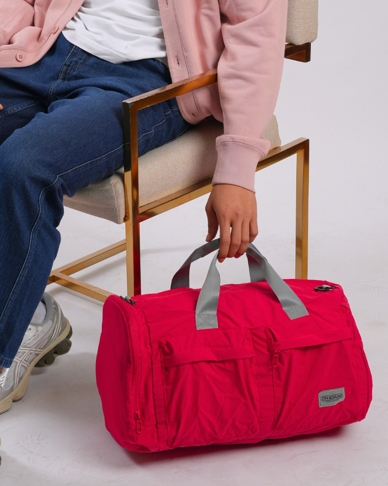On Board Foldable Sports Bag - Red