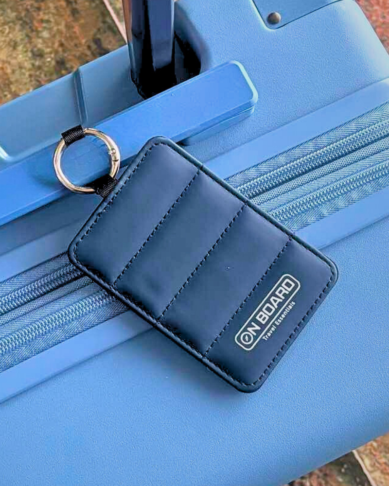 On Board Passport & Luggage Tag Set - Navy
