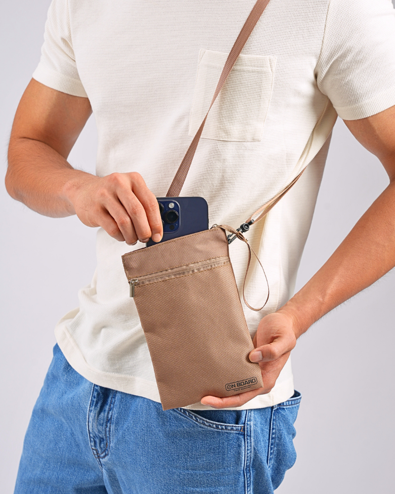 On Board Zip&Go Bag - Mocha