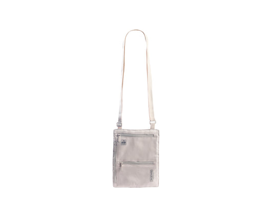 On Board RFID Security Neck Pouch - Light Gray