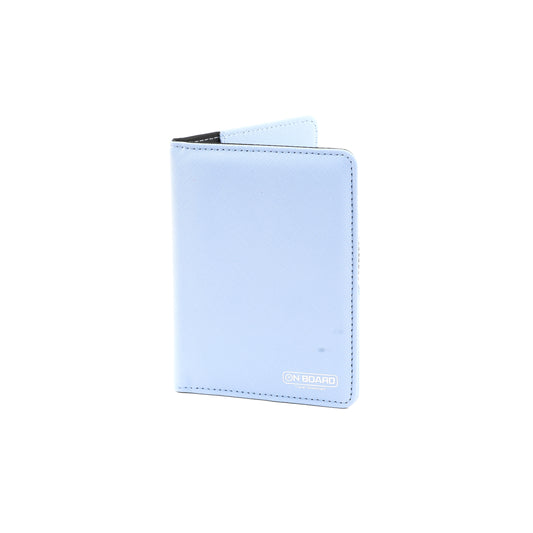 On Board RFID Passport Holder - Blue